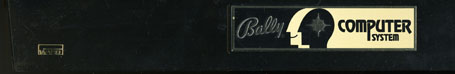 Dustcover - Bally Computer System (Montgomery Ward)